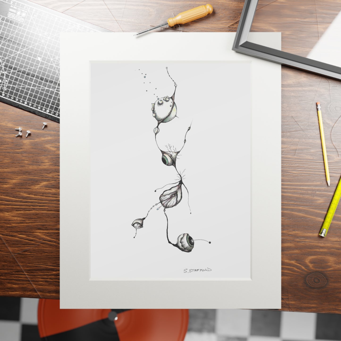 Fine Art Print - "Just A Doodle"